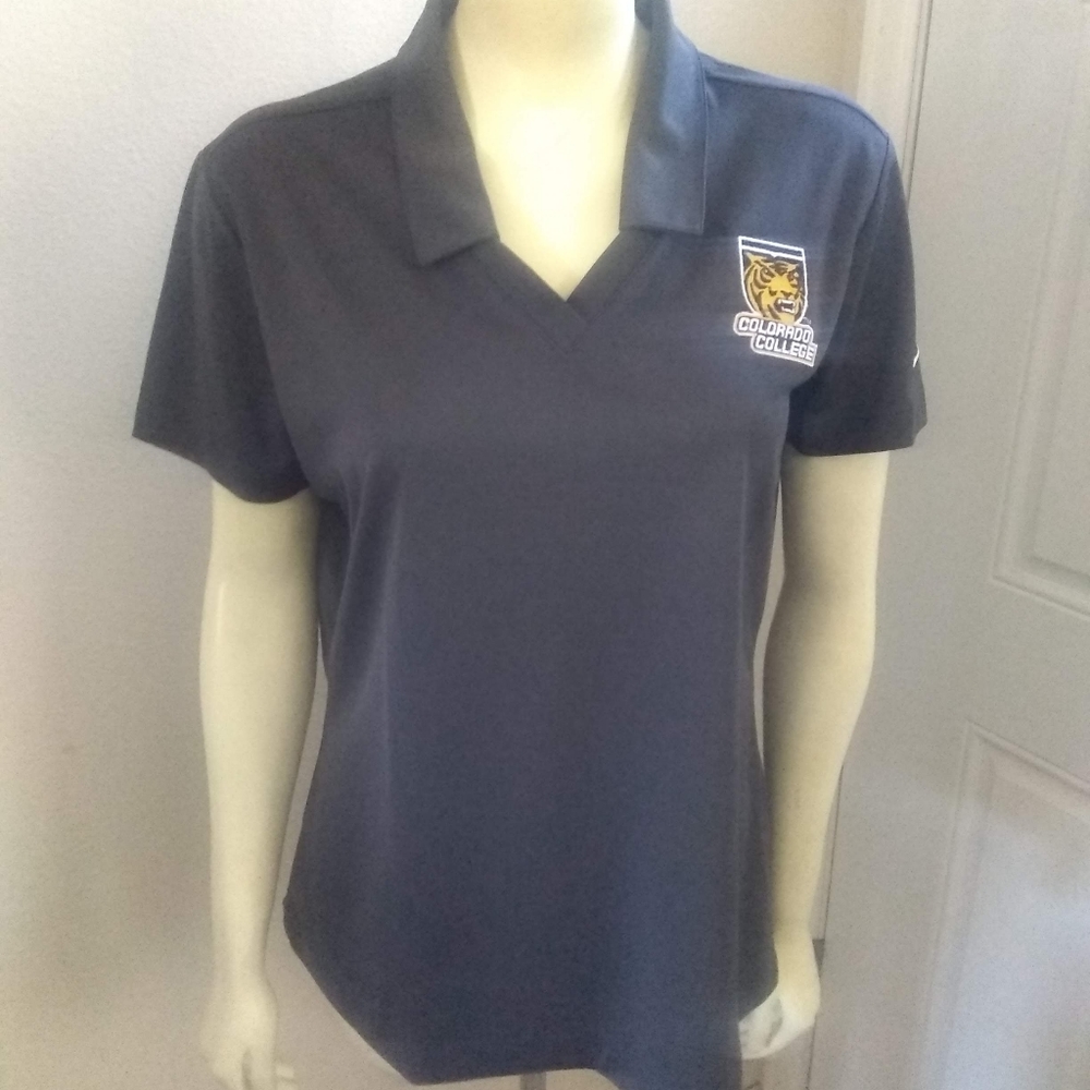 NWT Nike Golf Dri Fit Colorado College Women Shirt Size LARGE